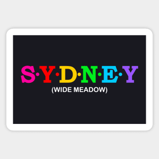 Sydney - Wide Meadow. Sticker